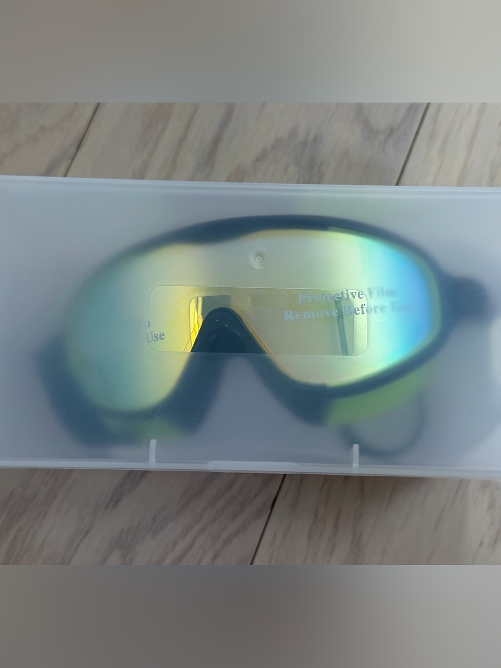 Source Unknown Kids Swim Goggles - Blue/Yellow Mirror Lenses
